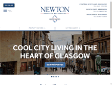 Tablet Screenshot of newtonproperty.co.uk